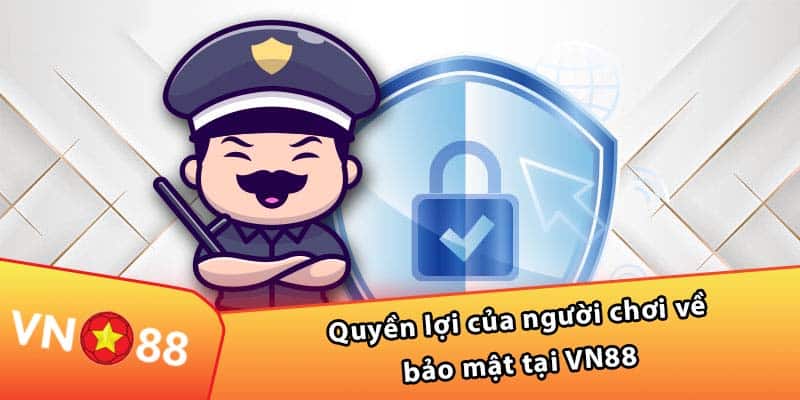 Quyền lợi của người chơi về bảo mật tại VN88